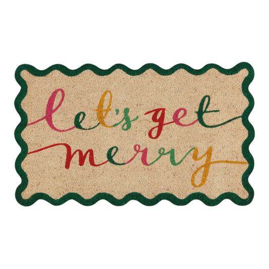 “Lets Get Merry” Doormat