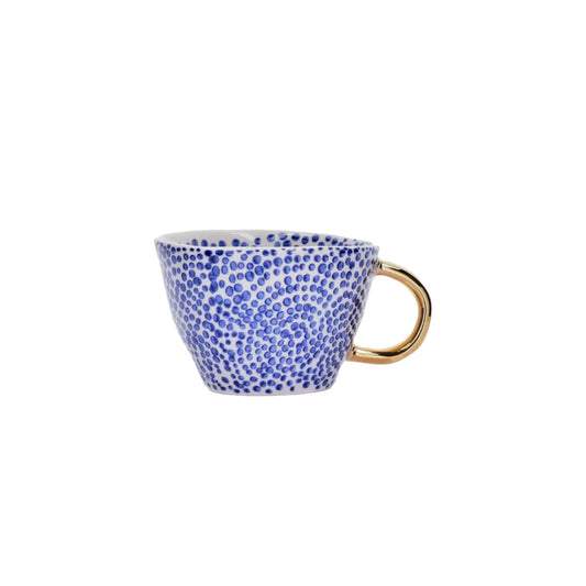 Navy + Gold Mug Stoneware